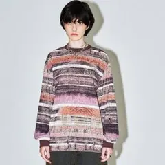 SCULPTOR Ombrer Stripe L/S Teeのサムネイル