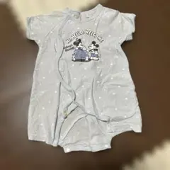 no.23 ミッキーマウスロンパース 50-60cm グレー