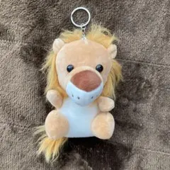 ライオン ぬいぐるみ キーホルダー付き