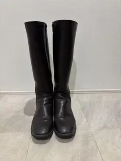 ダークブラウン ロングブーツのサムネイル