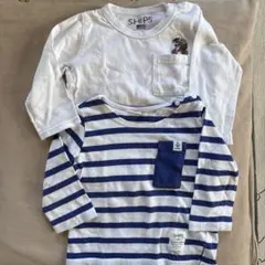 SHIPS colors 長袖カットソー 2枚セット　80㎝