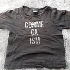 COMME CA ISM ブラック Tシャツ 90