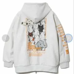 ヘビースウェット アニマルオールスターズ ZIPパーカ ゴースローキャラバン 猫のサムネイル