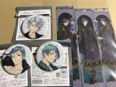 ツイステ ジェイド フロイド アズール くつろぎマイルーム 缶バッジ