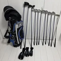 初心者　ラルージュ　メンズSR １１本　右利き　スタンド付きキャディバッグ