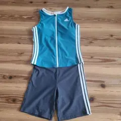 adidas スポーツ用水着セット ブラック　セパレート　Sサイズのサムネイル