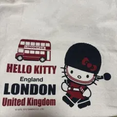 【新品未使用タグ付き】ロンドン限定！Englandハローキティ　トートバッグ