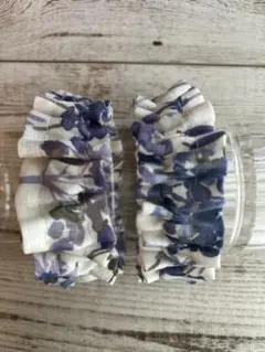 紫色のアームバンド　ハンドメイド