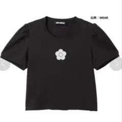 お値下げ MARY QUANT ジェルデイジーミニTシャツ ブラック Mサイズ