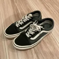 Vans スエード/キャンバス スニーカー グリーン