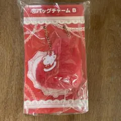 ハローキティ ファーキーホルダー 赤