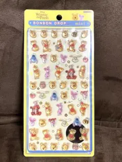 (正規品)ボンボンドロップシール　ミニ　くまのプーさん　ディズニー