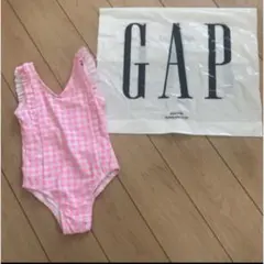 値下げ！新品★ 80cm gap 水着　ワンピース　ギンガムチェック