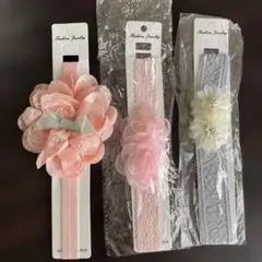 【美品】ベビー　ヘアバンド 3個セット
