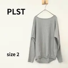 PLST　ドルマンスリーブニット　サイズ2　2412