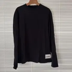JIL SANDER+ 長袖Tシャツ ブラック　S パックT 3