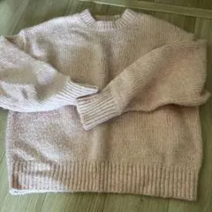 Ungrid ピンク 長袖ニットセーター