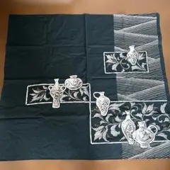 風呂敷 壺の柄 モスグリーン