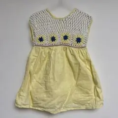 ZARA ワンピース　クロシェ　18-24m 92㎝