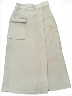 gu.ロングスカート サイドポケット付き