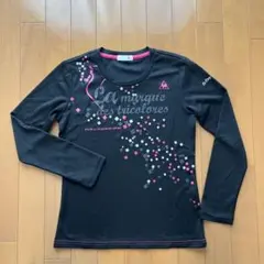 ルコックスポルティフ 長袖Tシャツ 黒 M