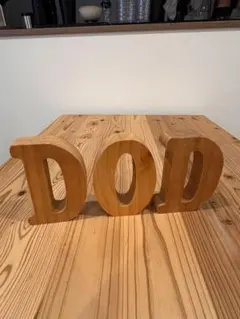 木製アルファベットオブジェ DOD 3点セット
