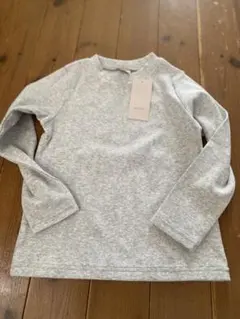 新品petit main グレー 長袖カットソー 120cm
