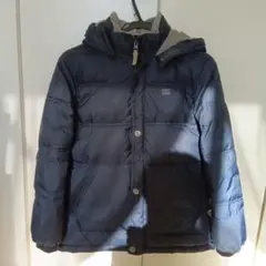 キッズ150 ネイビー フード付き アウター　ジャンパー　上着