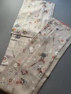 しつけ付き未使用　小紋　枝垂れ桜