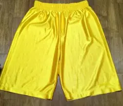 SPALDING バスケットボールパンツ イエロー