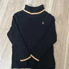 DOUBLE.B タートルネック 90 黒