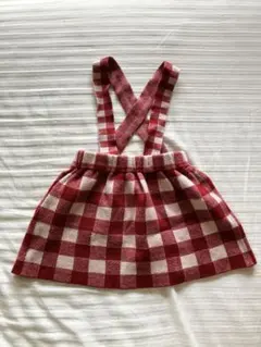 ZARA ザラ つりスカート　チェック 2-3years 98 100