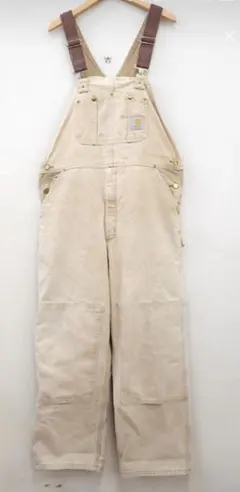 Carhartt アイボリー オーバーオール　デッドストック Carhartt アイボリー オーバーオール デッドストック - メルカリ