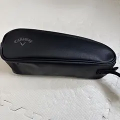 Callaway ゴルフポーチ 黒 合成皮革