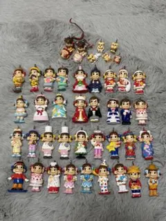 ミニミニペコちゃん ストラップ 42点セット