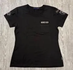 AVIREX ファティーグVネックTシャツ