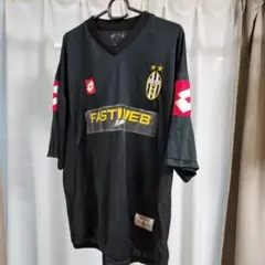 lotto ユベントス Juventus サッカーシャツ 黒 FASTWEB