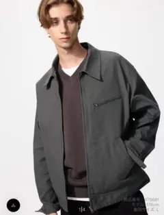 UNIQLOユニクロ　ジップアップブルゾン　L