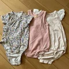 ベイビー半袖ロンパース女の子サイズ60〜70