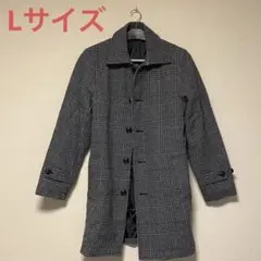 【ZIP FIVE】中古品:グレー系チェック メルトンコートのサムネイル