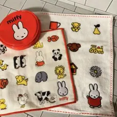 ミッフィー×ミニタオル×ポーチセット①