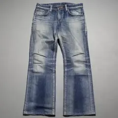 鬼フェード◎ EDWIN y2k Faded Flare Denim Pants