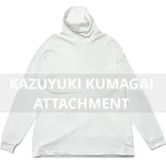 カズユキクマガイアタッチメント 無撚糸xMVSリバー天竺タートルネックニット 1のサムネイル