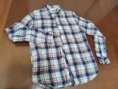 TOMORROWLAND／リネンチェックシャツ 長袖 カジュアルシャツ