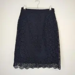 UNIQLO★ユニクロ★レーススカート ネイビーのサムネイル
