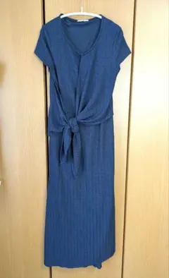 エジェリ☆ロングワンピース　ネイビー