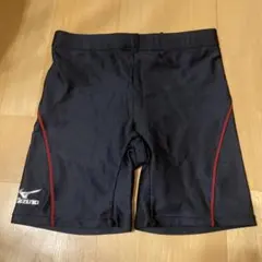 Mizuno ショートパンツ M 黒 赤ライン