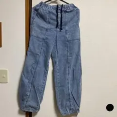 GU コクーンジョガープルオンパンツ S