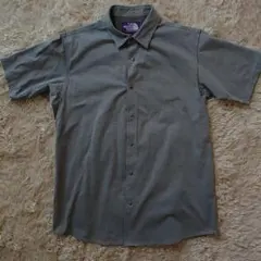 THE NORTH FACE パープルレーベル　半袖シャツ M グレー