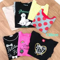 未使用あり！女の子 Tシャツなどおまとめ7枚セット